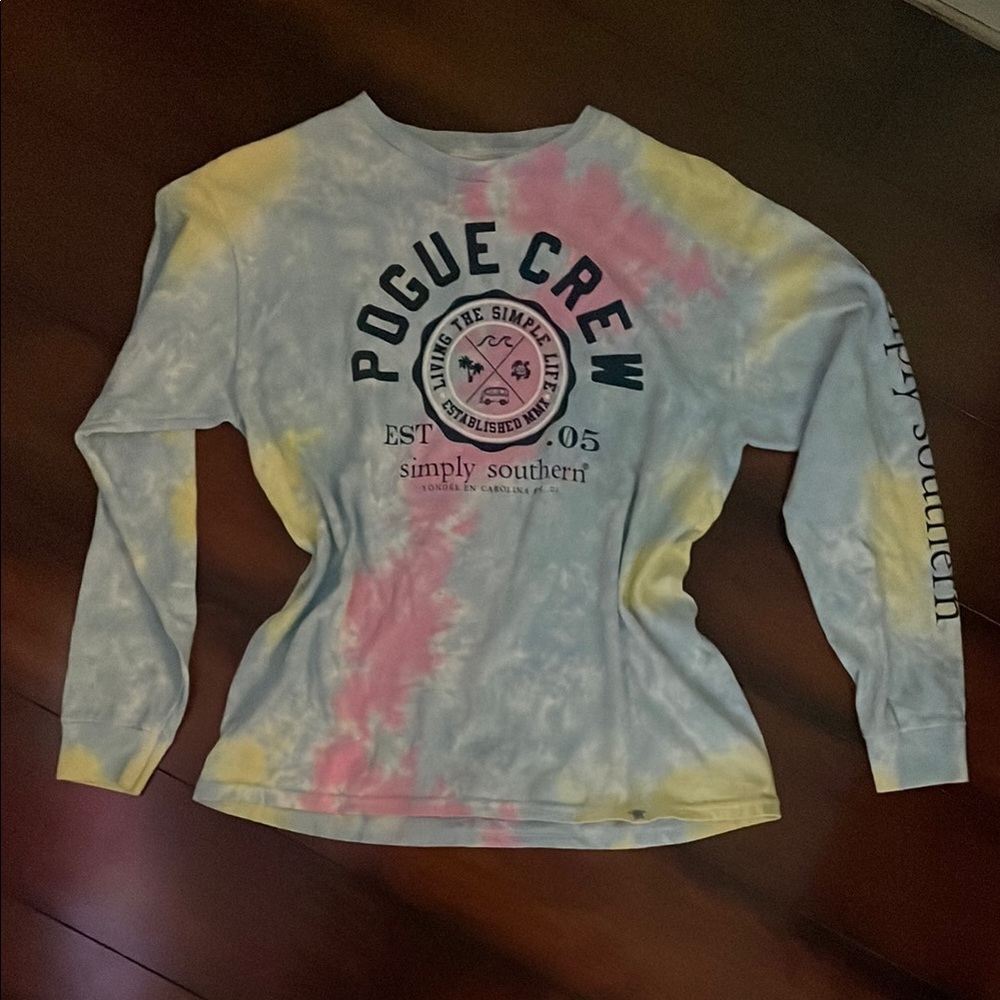 Simply Southern Tie-Dye Pogue Crew Sweatshirt